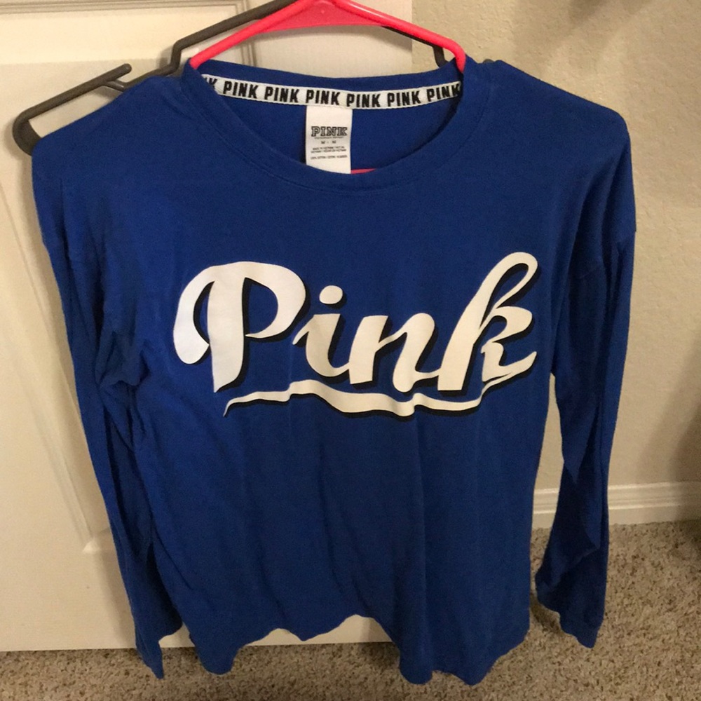 pink long sleeve t-shirt